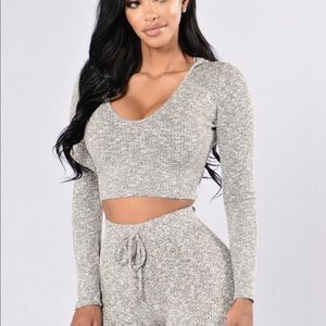 FASHION NOVA WANDERLUST HOODIE AND SWEATPANT SET